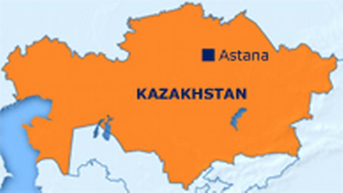 Karte Kasachstan Englisch